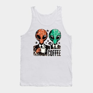 Alien coffee Tank Top